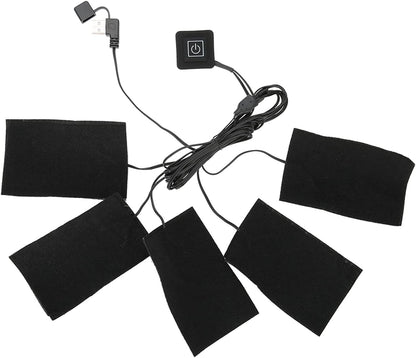 Portable USB Heater, Convenient Washed and Folded Electric Fabric Heater, Heating Pad for Indoor Outdoor Use