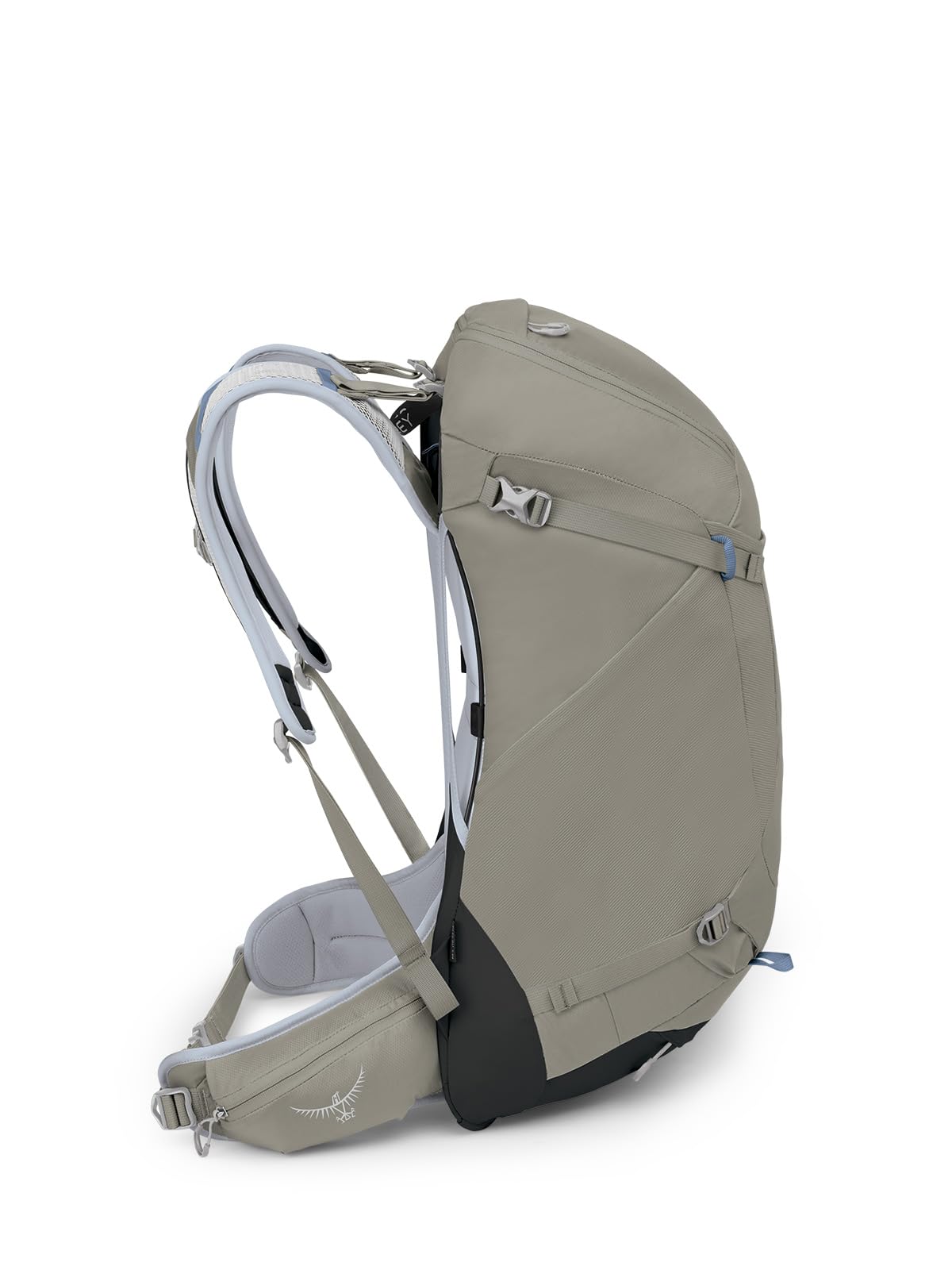 Osprey Hikelite 32L Unisex Hiking Backpack, Tan Concrete, Small/Medium
