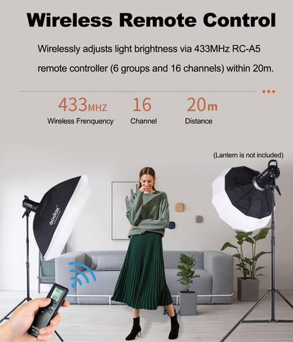 2pcs SL60W LED Video Light Kit with Softbox,60W Bowens Mount Studio Continuous Light Kit with Stand,Remote Control,Reflector,Brightness Adjustment for Video Recording,Wedding,Live Streaming