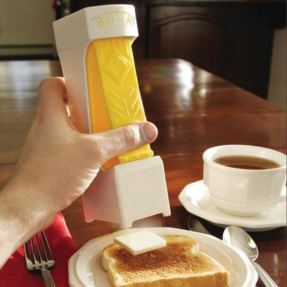 Portable Butter Cutter Slicer Single Stick, Butter Cutter and Storage Case, One Click Butter Dispenser Stick with Stainless Steel Blade, Butter Slicers for Butter Squares, Bread, Cheese