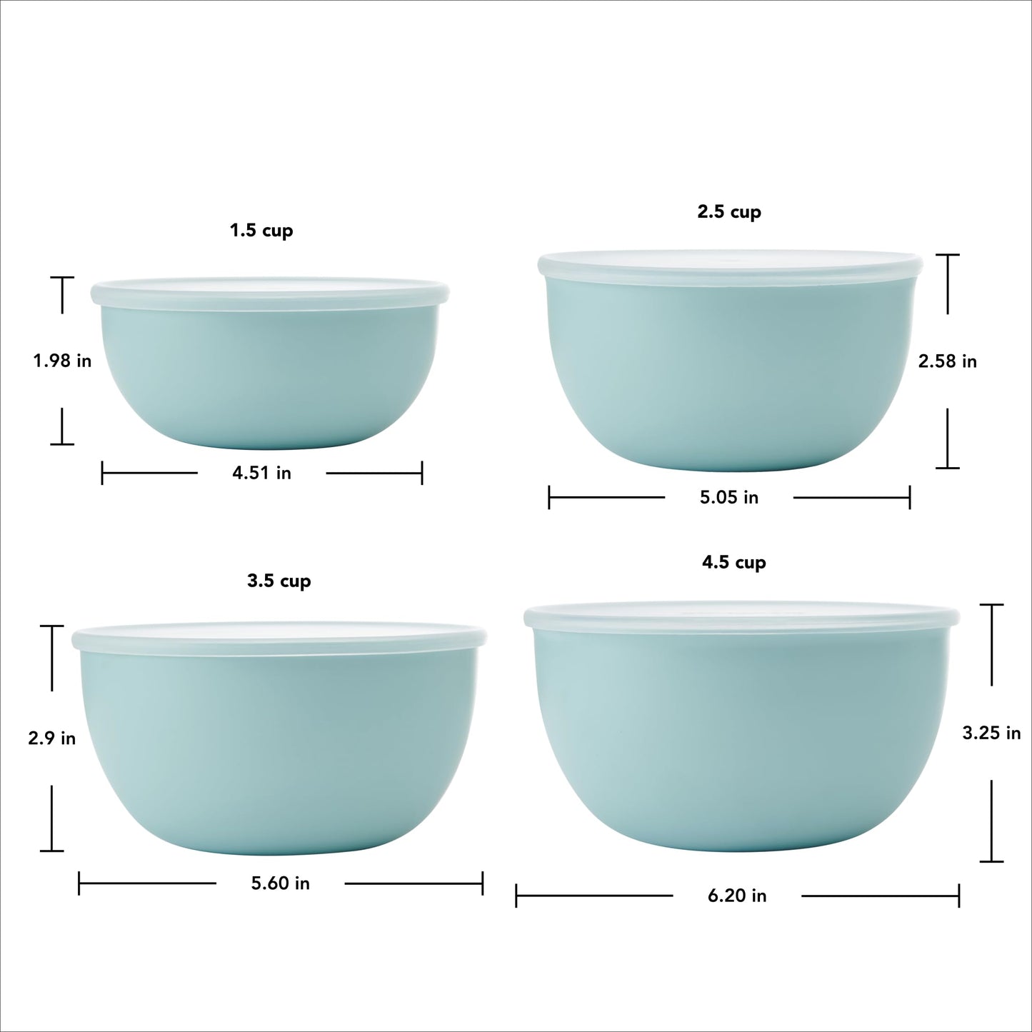 KitchenAid Prep Bowls with Lids