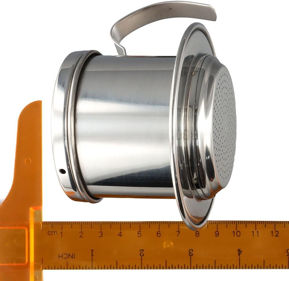 Stainless Steel Vietnamese Drip Coffee Filter Maker, Pot Infuser for Home, Office, Traveling