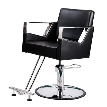 Funnylife Round Base Black Vintage Styling Shampoo Barber Chair