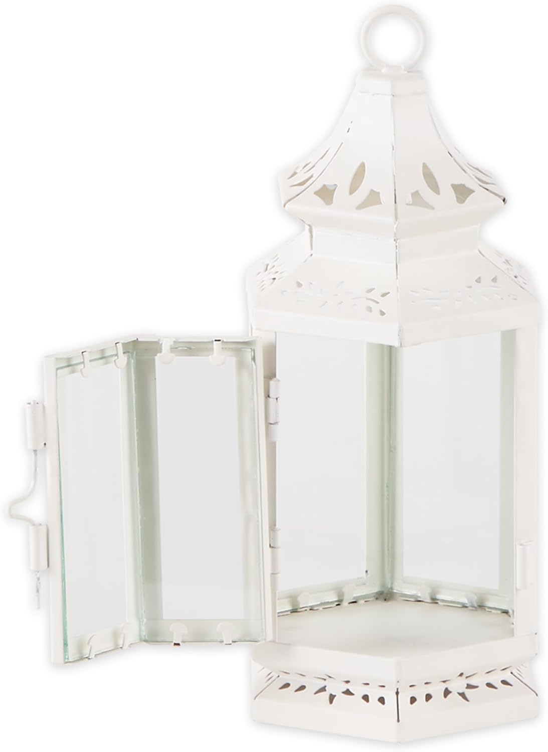 Accent Plus Indoor Lantern, Decorative Outdoor Christmas Candle Lantern, 3.75 x 3.25 x 8 Inches