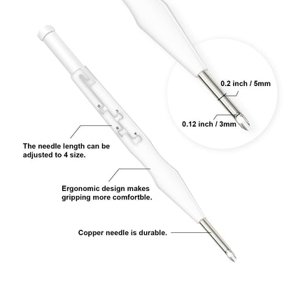 HAND U JOURNEY Cactus Punch Needle Kit, 9.4" x 9.4" Beginner Rug Hooking Kit with Adjustable Punch Needle Pen, DIY Embroidery Craft Gift for Adults