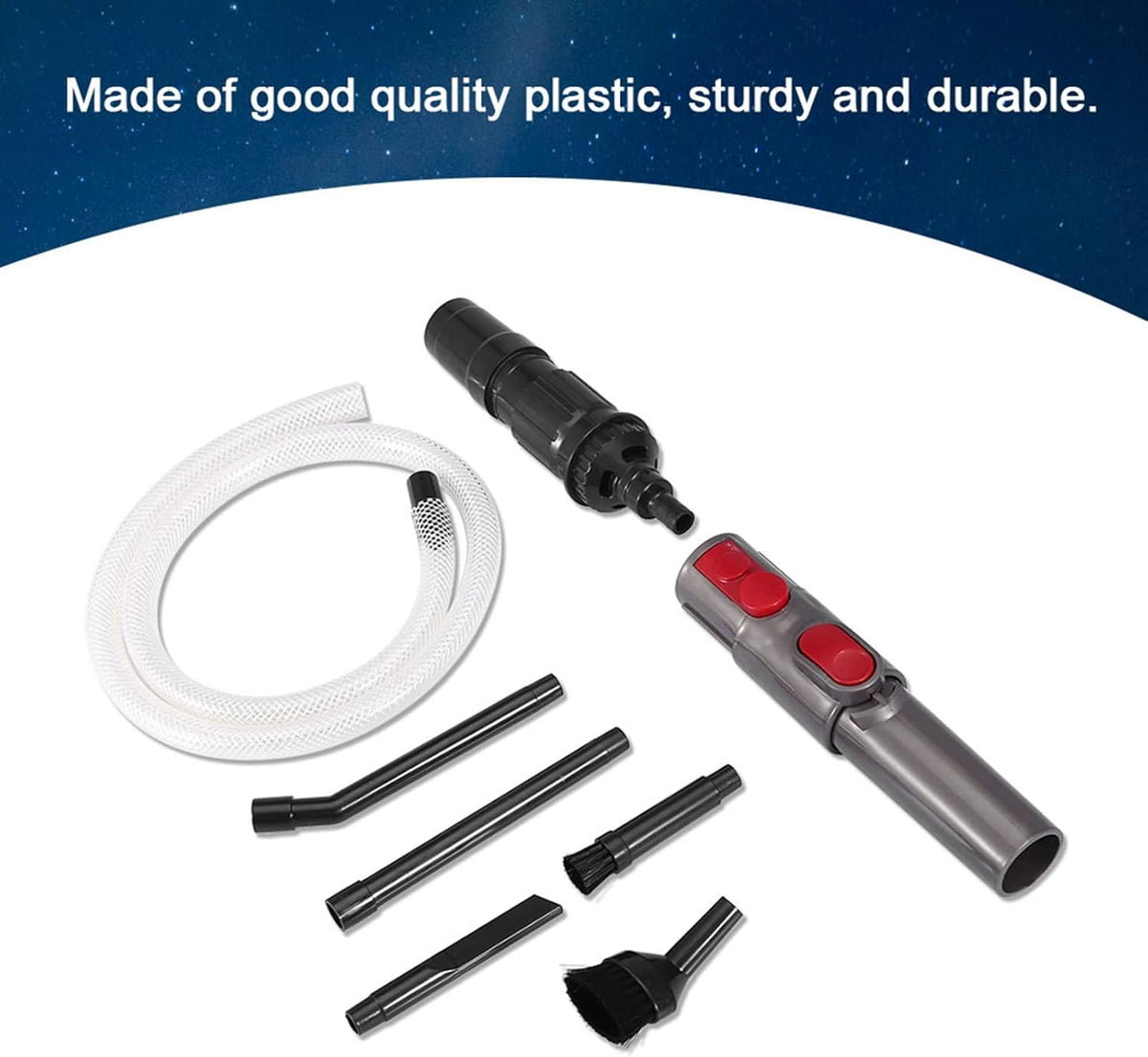 Cleaning Kit, Multi Functional Mini Plastic Vacuum Cleaners Adapter Tool for Cars, Sewing Machines
