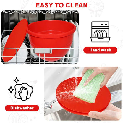 blender accessories and components,3 Pack replacement parts for the blender inner container,5-gallon kitchen blender's silicone inner container, easy to clean(White Red Black)
