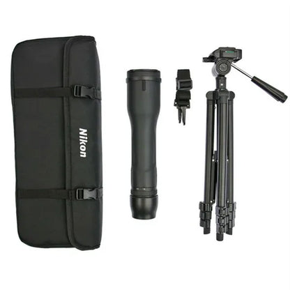 Nikon PROSTAFF 3 16-48x60mm Fieldscope Outfit | Lightweight Spotting Scope with Zoom Eyepiece, Multicoated Optics & Eco-Glass Lenses | Waterproof Fogproof Shockproof Design with Tripod & Carry Case