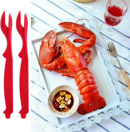 Ymkf Sqqr 25 PCS Seafood Tools picks Crab Legs Crackers for Crab,Lobster,Prawns,Shellfish Sheller Knife.