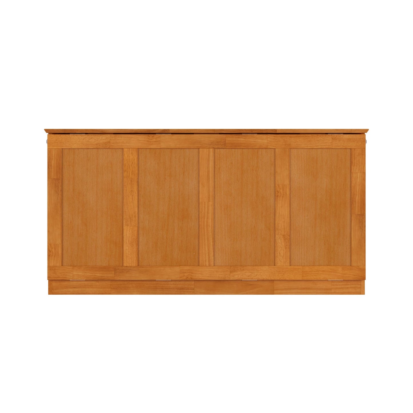 AFI Westfield Queen Murphy Bed Chest with 6-Inch Folding Mattress, Light Toffee