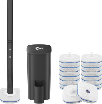 14 Set Disposable Toilet Brush, Refills Toilet Bowl Cleaner Wand, Toilet Cleaner Brush Toilet Cleaning System Toilet
