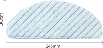 10 Pack Replacement Mop Cloth Pads for ECOVACS DEEBOT OZMO T10/T10 Plus Robot Vacuum