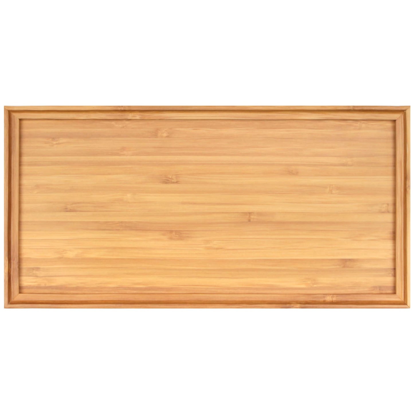 BambooMN Organic Bamboo Serving Tray, Vanity, Tea, Appetizers, Snacks, Charcuterie Board, 11"x5.5"x0.6" - 30 Trays