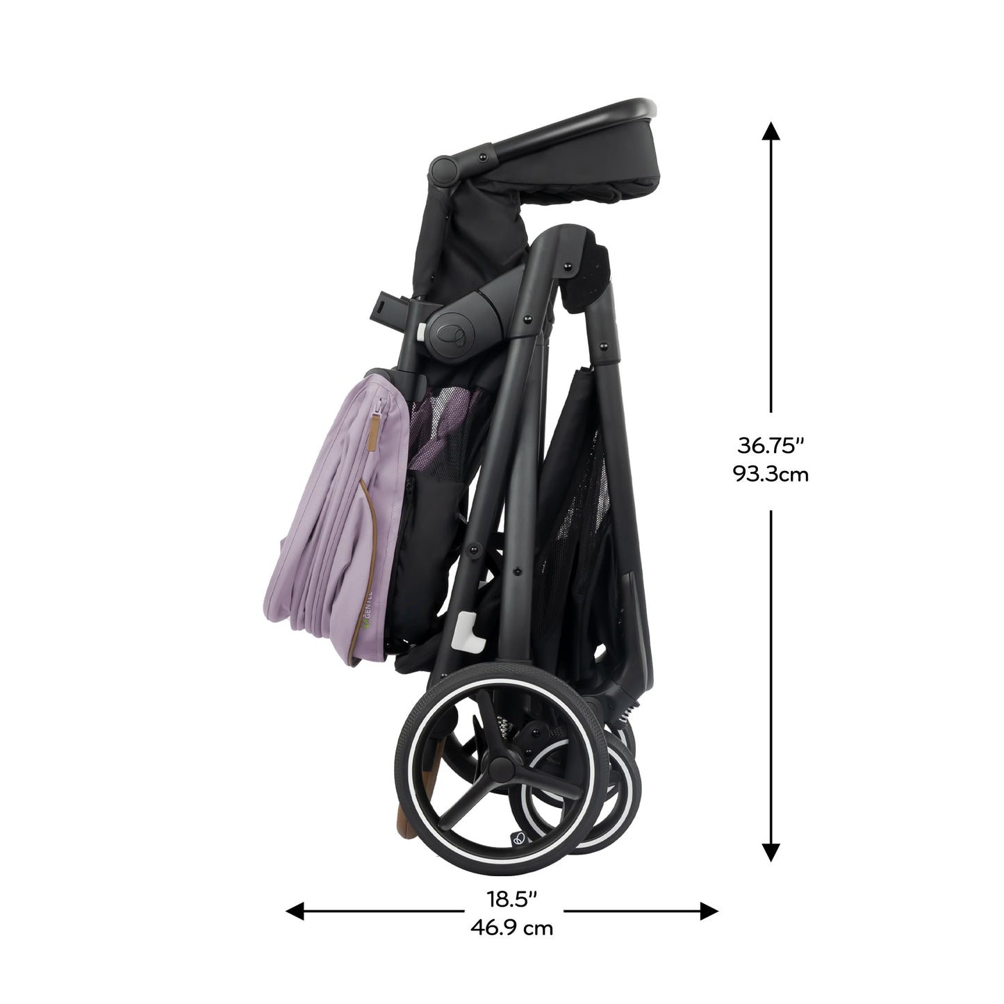 Evenflo Shyft Intuiti+ Travel System Featuring Revolve180 LiteMax NXT Preemie and Infant Car Seat with SensorySoothe and Green & Gentle (Agate Purple)