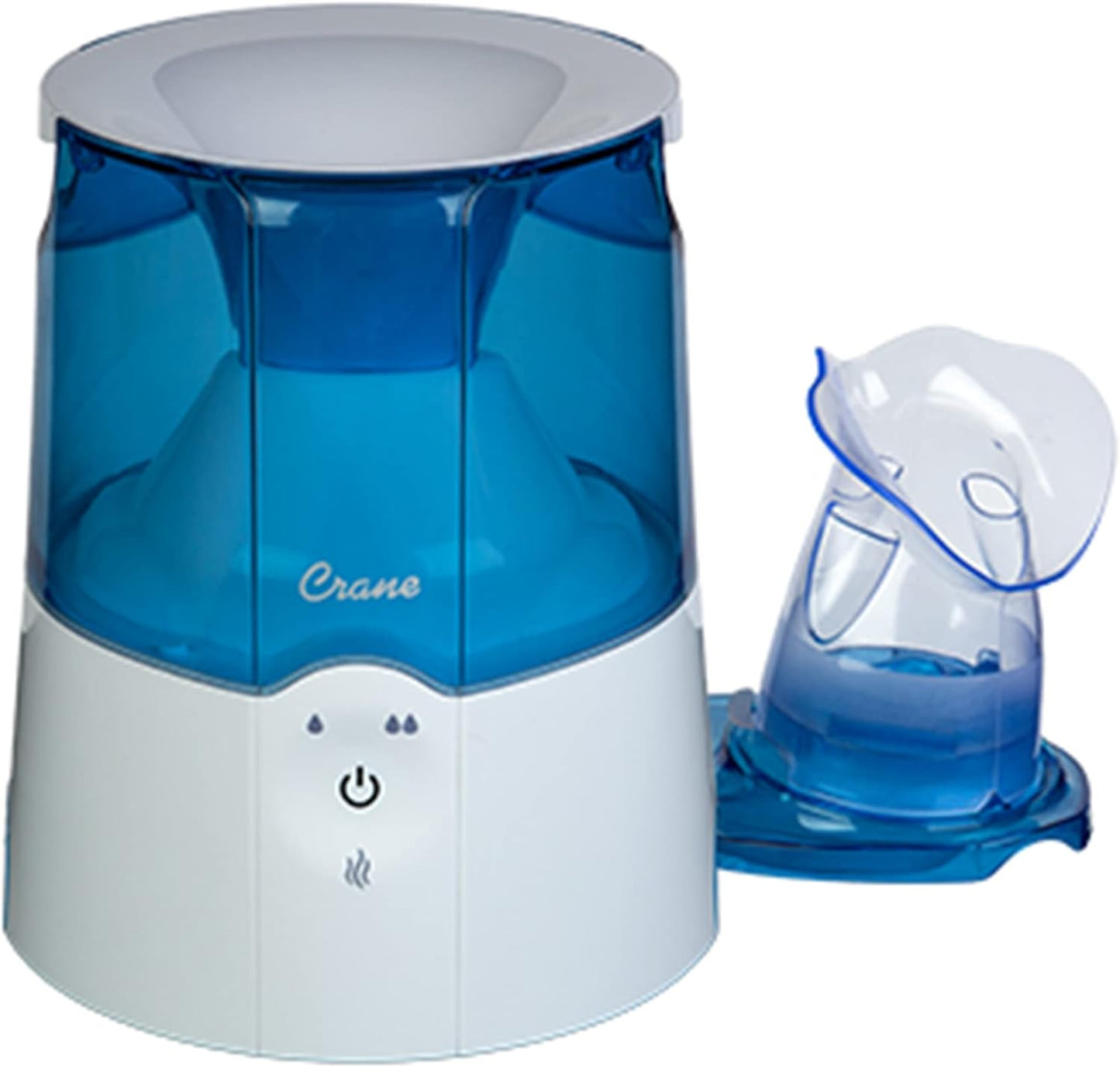 Crane EE-5202 Inhaler & Warm Mist Humidifier, 0.5 Gallon, Blue & White