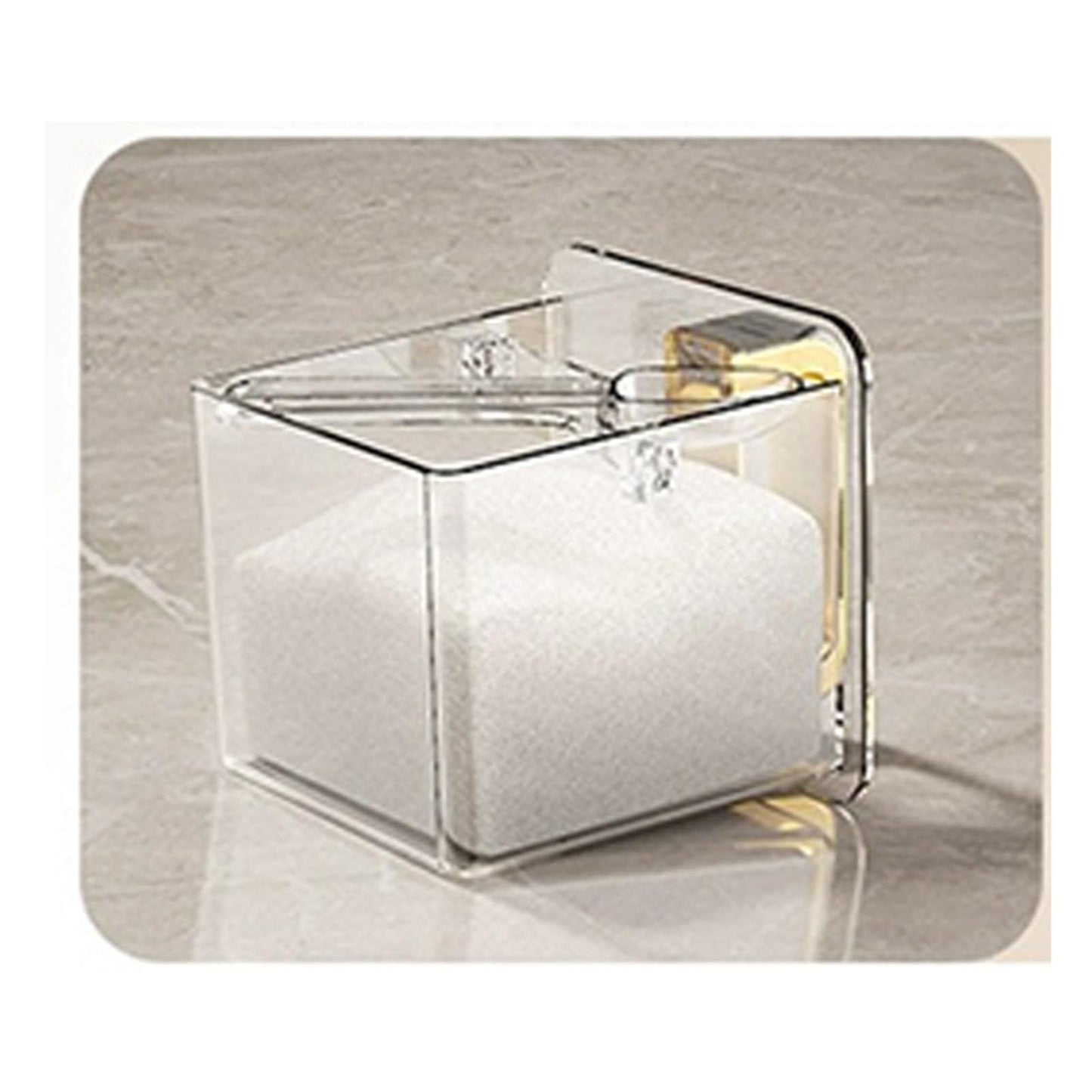 Seasoning Organizer Box, Acrylic Spice Storage Box, 3 Compartments Transparent Spice Rack Spice Jar Spice Container With Lid And Spoon Storage Container Black