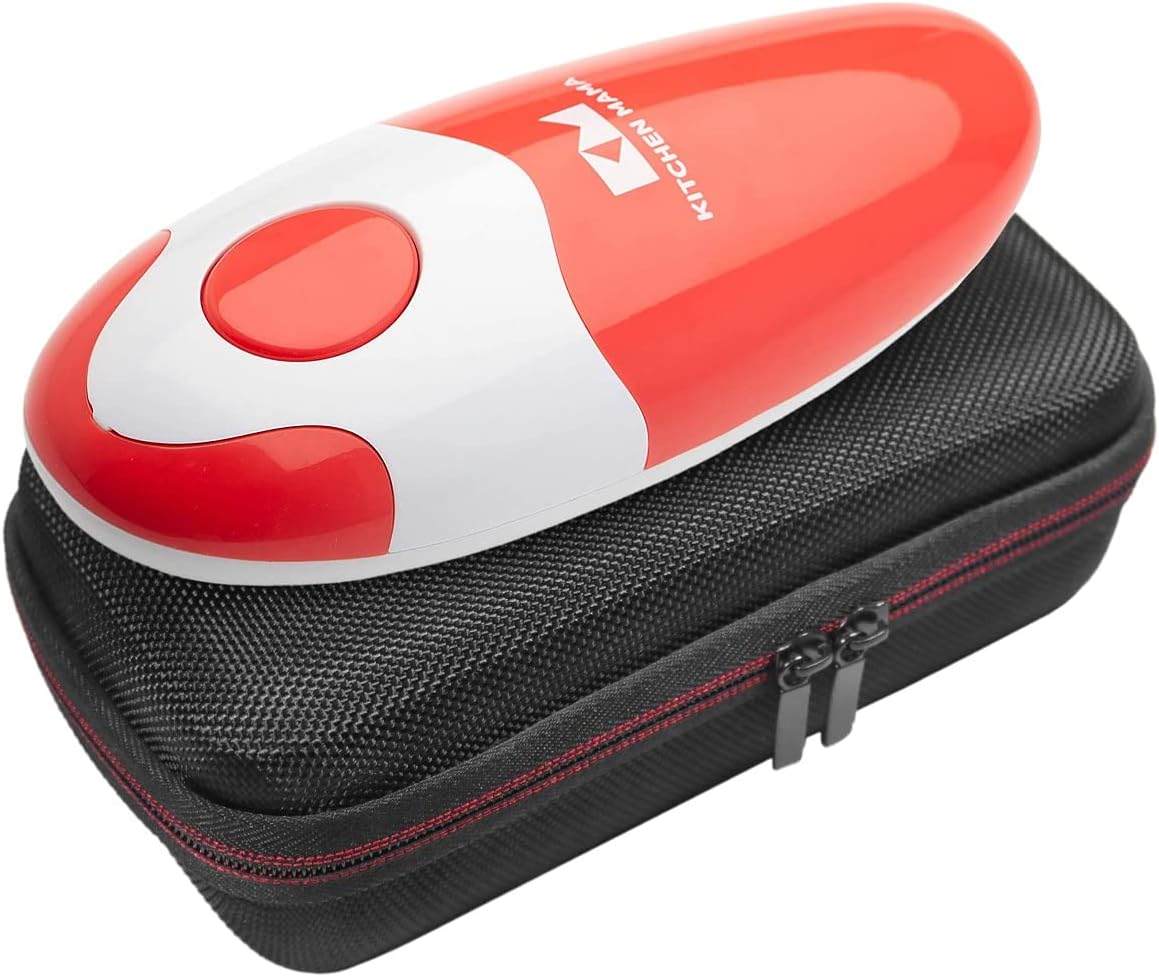 EVA Hard Protective Travel Case for Kitchen Mama Electric Can Opener, Food-Safe & Battery Operated