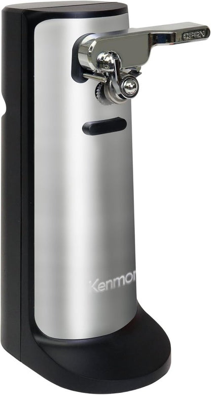 Kenmore Electric Can Opener - Arthritis-Friendly Design | Automatic Stainless Steel with Cord Storage