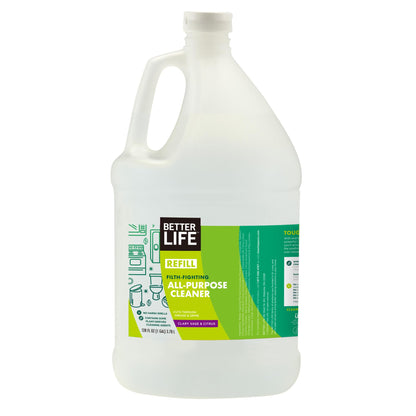 Better Life All Purpose Cleaner - Multipurpose Home and Kitchen Cleaning Spray for Glass, Countertops, Appliances, Upholstery & More - Multi-surface Spray Cleaner - 32oz (Pack of 2) Unscented
