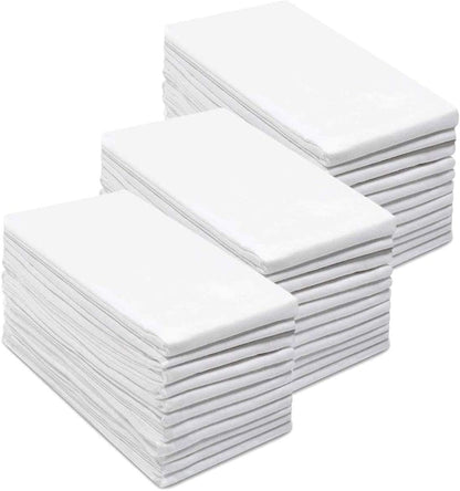 24"x24" (12 Pack) 100% Simpli-Magic Flour Sack Kitchen Towels Cotton, Lint-Free, High Absorbent Tea Towels Perfect