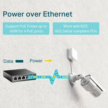 TP-Link TL-SG1016PE | 16 Port Gigabit PoE Switch | Easy Smart Managed | 8 PoE+ Ports @150W | Plug & Play | Sturdy Metal w/ Shielded Ports | QoS, Vlan, IGMP & LAG, Free Expert Help