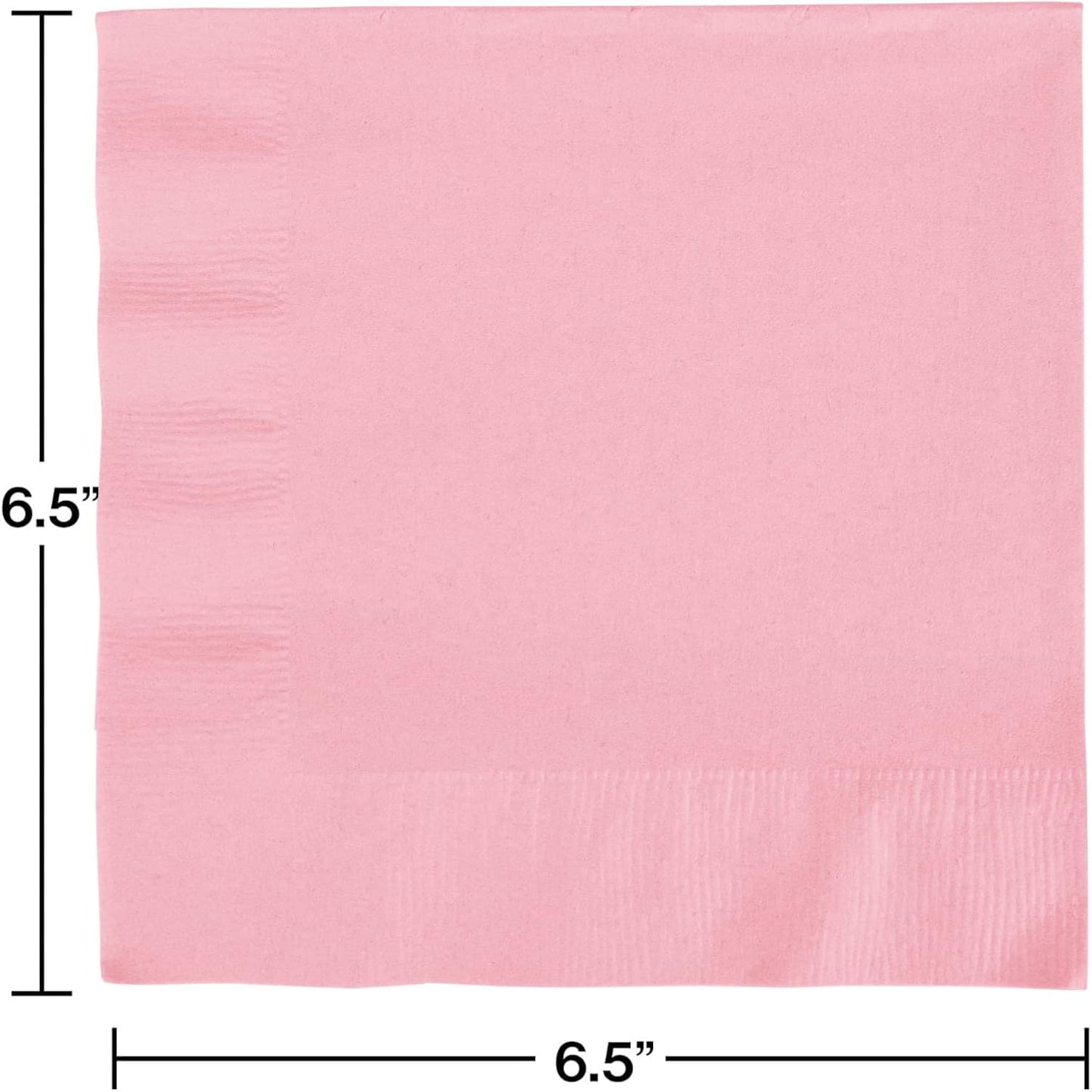 Creative Converting 240 Count Celebrations Lunch Paper Napkins - Classic Pink