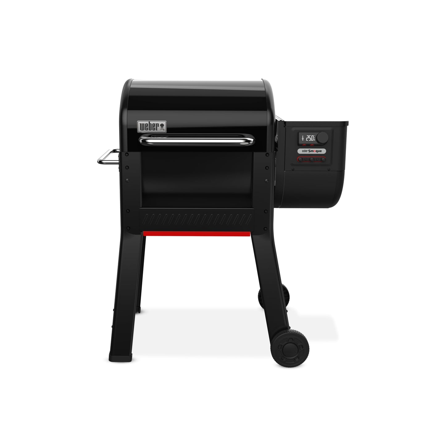Weber Smoque™ 22‑Inch Pellet Smoker, Black – Outdoor BBQ Pellet Grill Up to 500 Degrees with SmokeBoost, SmoqueVent Airflow System & Rapid React PID Temperature Control