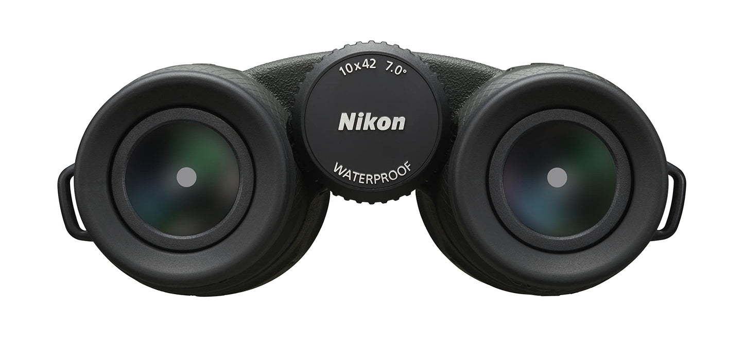 NIKON PROSTAFF P7 10x42mm Binoculars - High-Magnification Wide FOV Waterproof Fogproof Binocular with Multilayer-Coated Clear Lens, Locking Diopter - Wildlife Nature Observation Optic (16773)