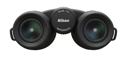NIKON PROSTAFF P7 10x42mm Binoculars - High-Magnification Wide FOV Waterproof Fogproof Binocular with Multilayer-Coated Clear Lens, Locking Diopter - Wildlife Nature Observation Optic (16773)