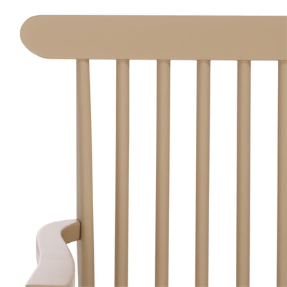 SAFAVIEH Home Collection - Eton Khaki Solid Wood Bench, Farmhouse Spindle Back Indoor Seating for Entryway or Dining (BCH3300C)