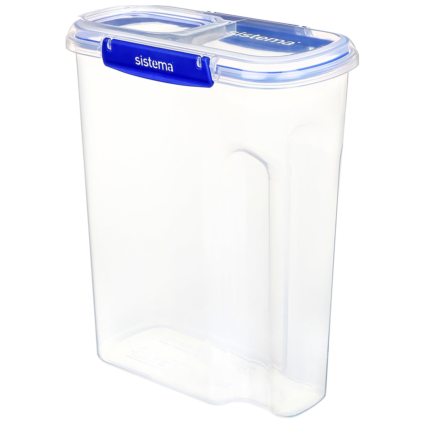 Sistema KLIP IT+ 4.2L Cereal Storage Container, Stackable & Airtight Food Pantry Storage, Dishwasher, Freezer, & Microwave-Safe, BPA-Free