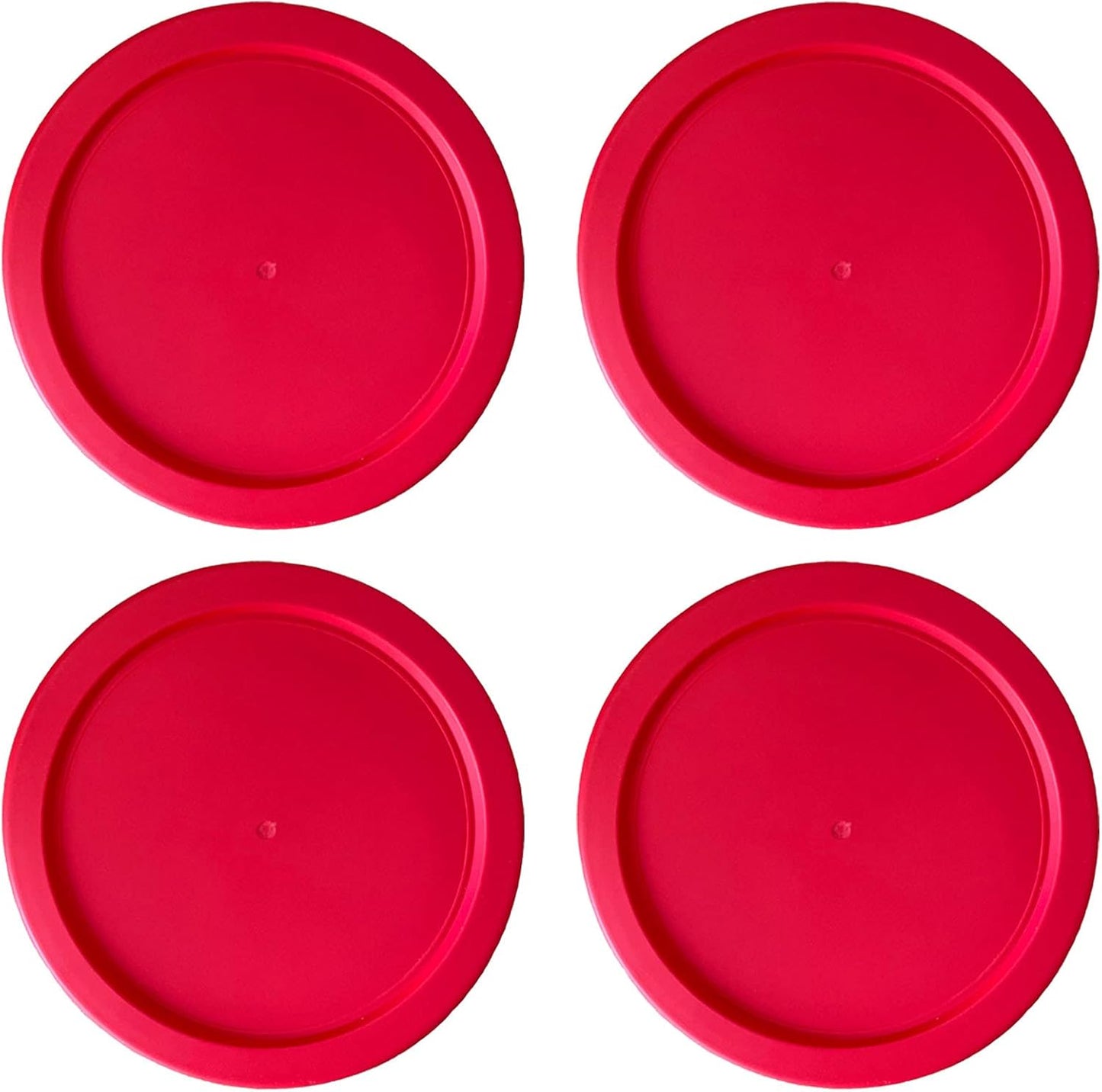 Replacement Lid for Pyrex 6" Storage Plastic Cover for 4 Cup Bowl Dish 7201-PC Red (4-Pack)