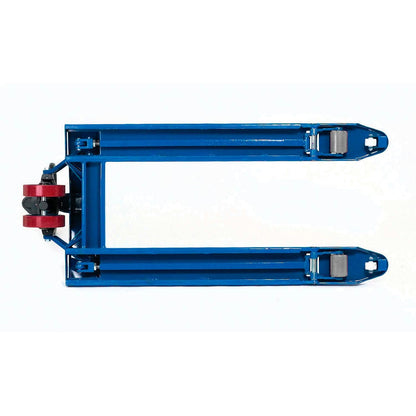 Global Industrial Low Profile Narrow Fork Pallet Jack Truck with 21" W x 48" L Forks, 4500 Lb. Capacity, Manual Duty Truck for Warehouse, Manufacturing and Retail
