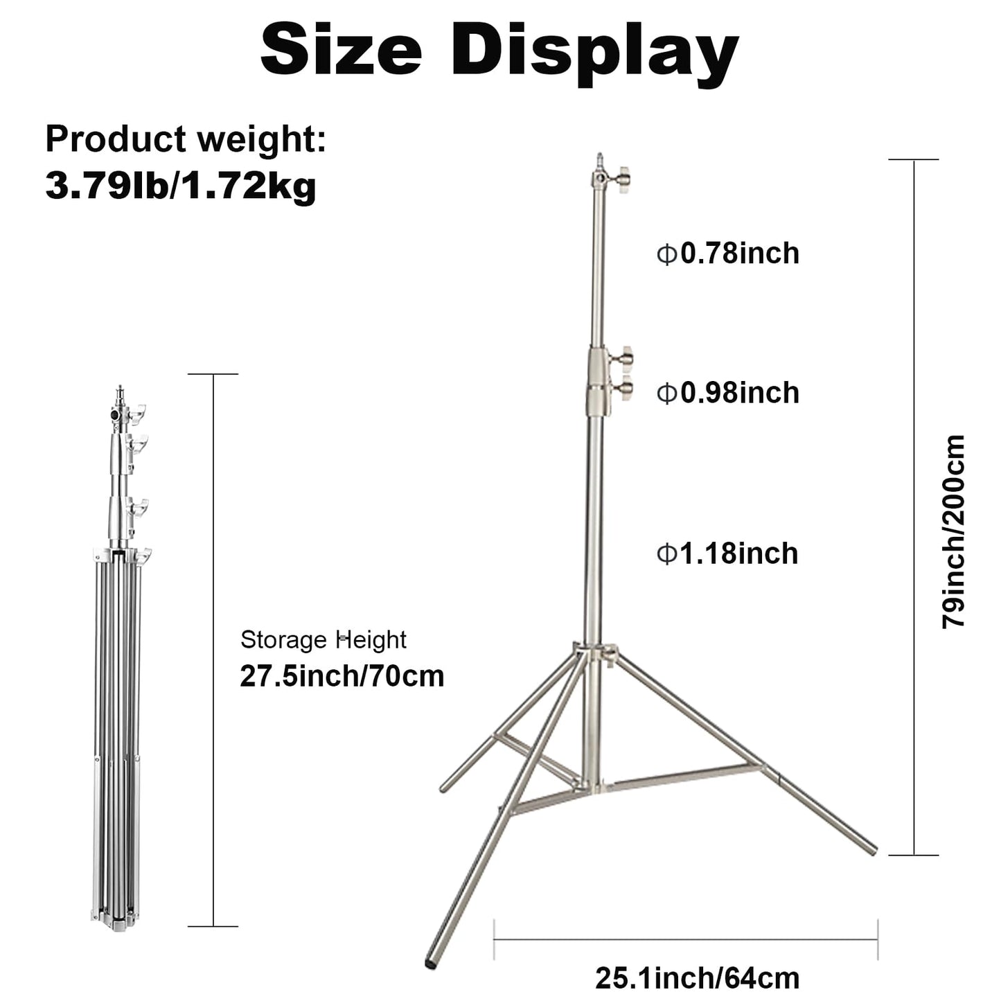 Godox MS300V 300W Studio Strobe Light Kit,2.4G Bowens Mount Photography Light with CF80 Quick Installation Softbox,Stainless Steel Light Stand,5-in-1 Light Reflector for Studio Photography Lighting