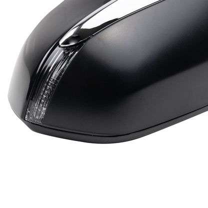 TRQ Passenger Side Power Folding Heated Mirror Smooth Black Paint to Match Compatible with 2018-2021 Lexus NX300h LX1321166