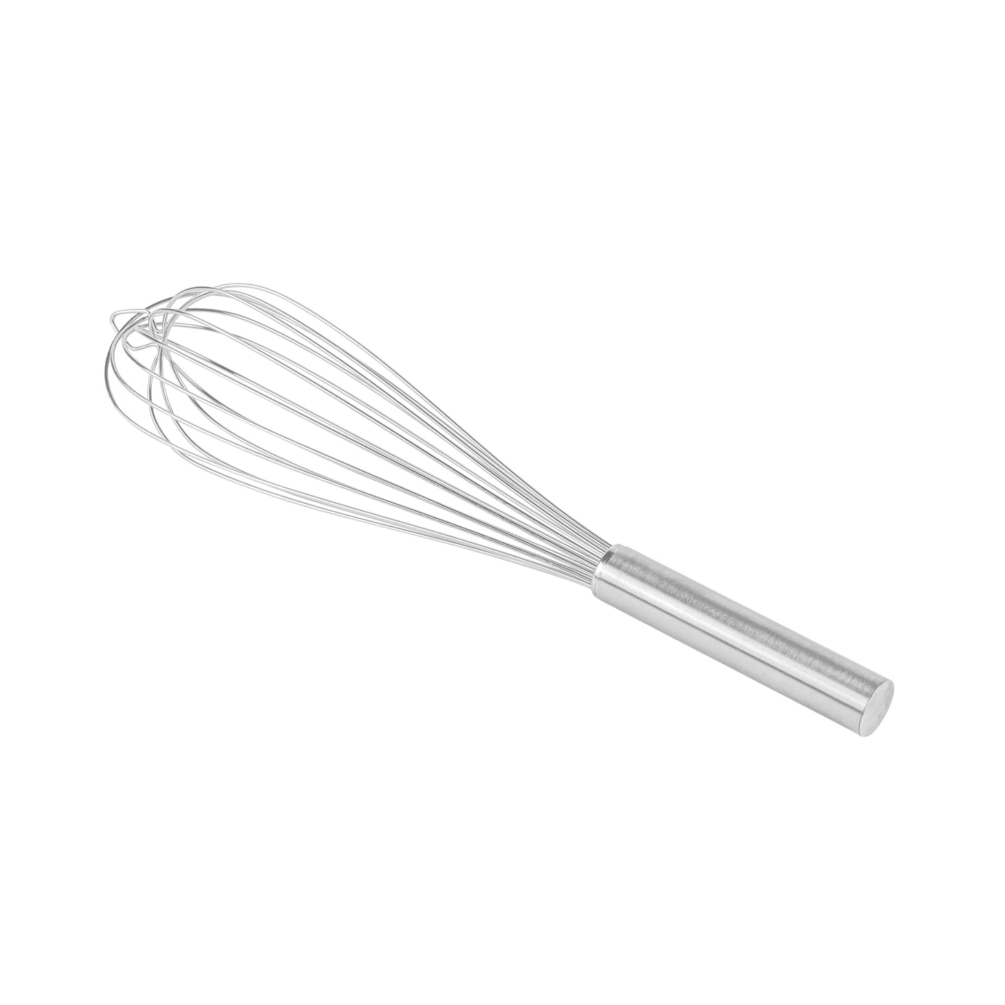 Restaurantware Met Lux 16 x 3 x 3 Inch Baking Whisk 1 French Whisk With Ergonomic Handle - Dishwashable Won't Corrode Stainless Steel Whisk For Whipping Baking Or Cooking