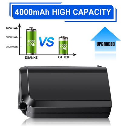DSANKE 18V 4.0Ah BH50000 Replacement for Hoover Linx Battery Hoover Linx 18Volt Lithium Ion Battery BH50000 BH50010 BH50020 BH50015 302723001 Cordless Stick Vacuum