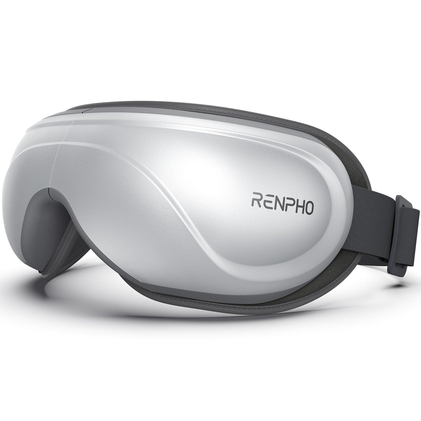 RENPHO Eyeris 2 - Extended Eye Massager with Heat and Vibration for Migraines, Eye Care, Heated Eye Mask with Bluetooth Music to Relieve Eye Strain and Dry Eyes, Improve Sleep, Birthday Gift