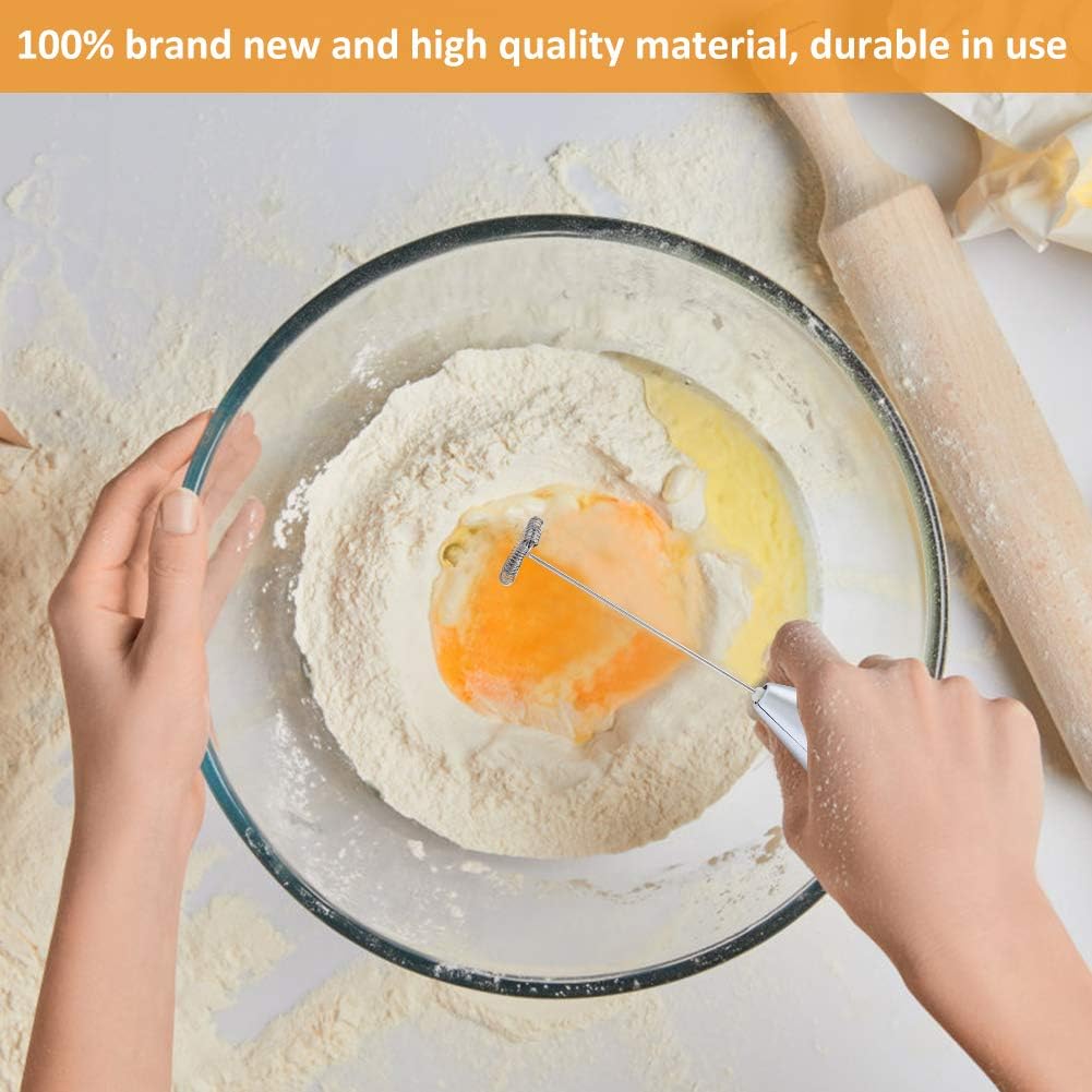 Electric Milk Frother, Egg Beater Hand Mixer, Electric Household Kitchen Cooking Tool