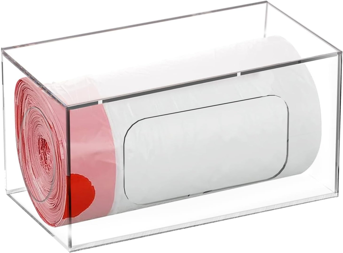 Oloxayi (10 6.3 6.3 inches) Extra Large Trash Bag Dispenser for Kitchen Cabinet,Wall Mount Trash Bag Dispenser Roll