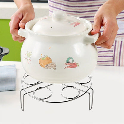 Maxracy Stackable Egg Steamer Rack Trivet 9 holes for Instant Pot Accessories Stainless Steel Egg Assis fits 6qt 8qt Pressure Cooker(9 Holes Stackle Egg Rack)