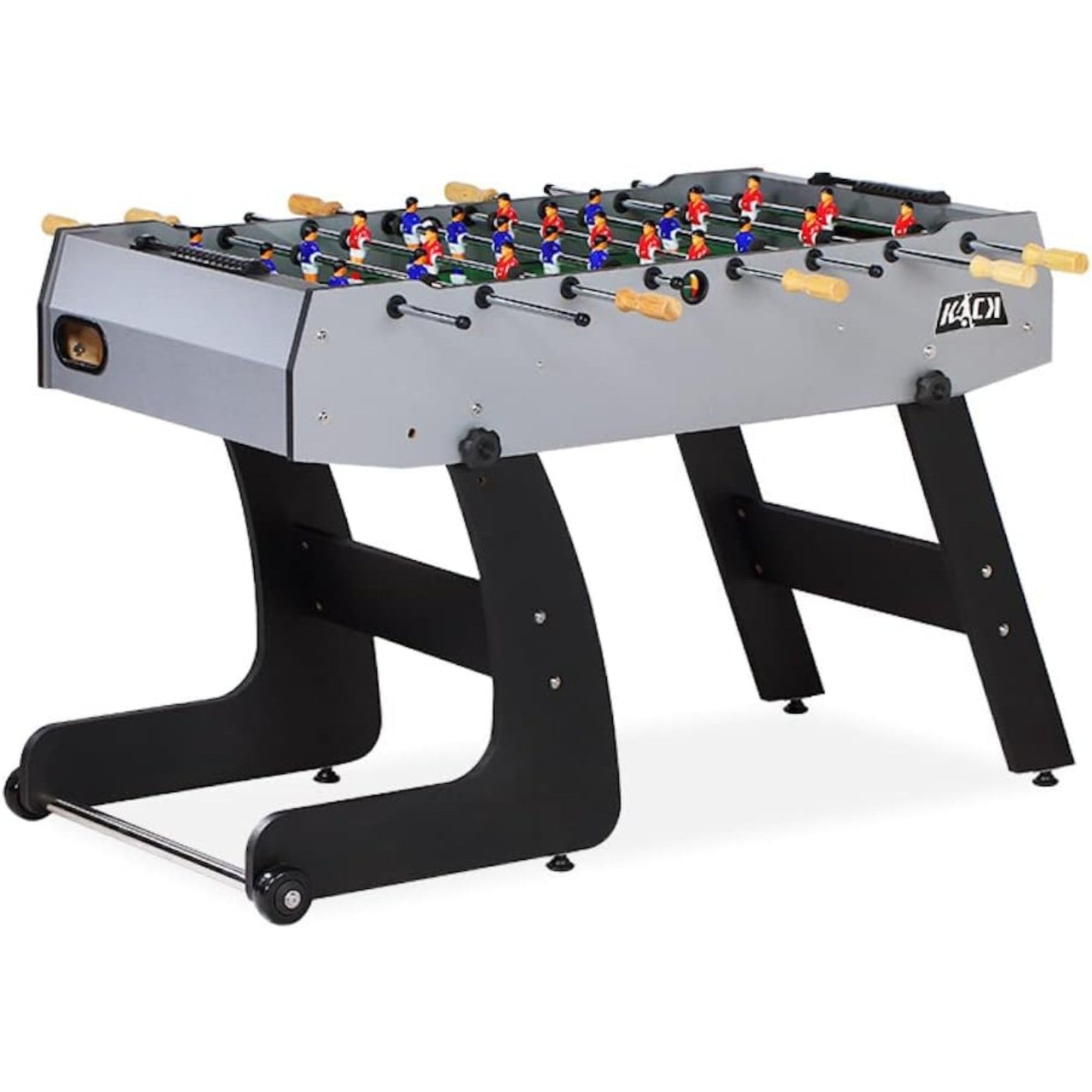 KICK Monarch 48" Folding Foosball Table (Gray) – Compact Indoor Game Table