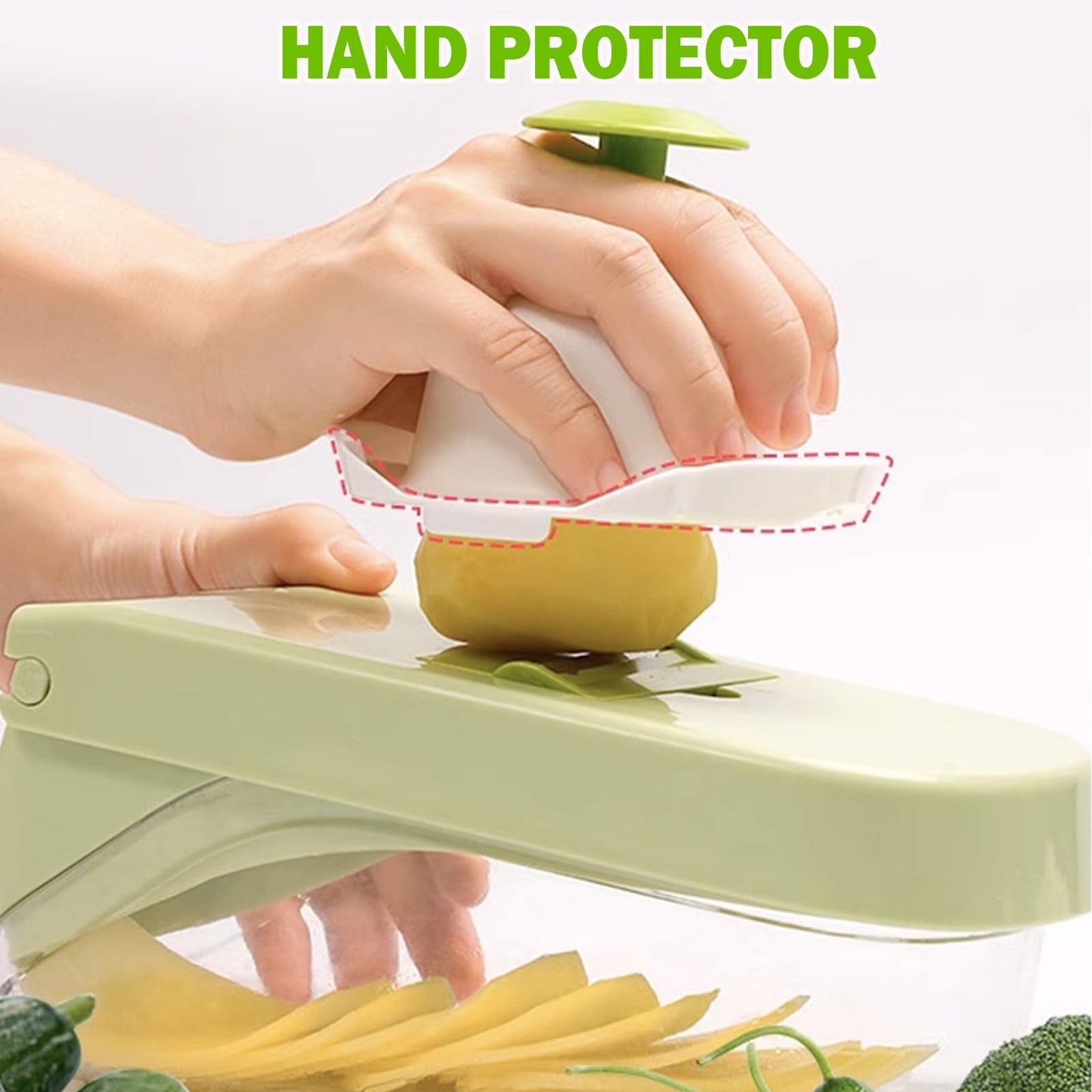 17-Piece Multifunctional Vegetable Chopper, Onion Dicer, Professional Kitchen Slicer, Food Cutter, Cheese Grater, Veggie Chopper with Storage Container, Essential Kitchen Tool