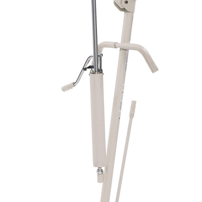 Invacare Hydraulic Patient Lift, Lightweight Transfer Lift Chair with 450 lb Weight Capacity, Bent Mast for Safer Transfers, 6-Point Padded Swivel Bar, Floor-to-Bed Height Range for Fall Recovery