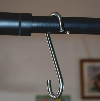 Heavy Duty S Hooks, Large 304 Stainless Steel Metal Hook, Rust Proof for Garden Outdoor Tools