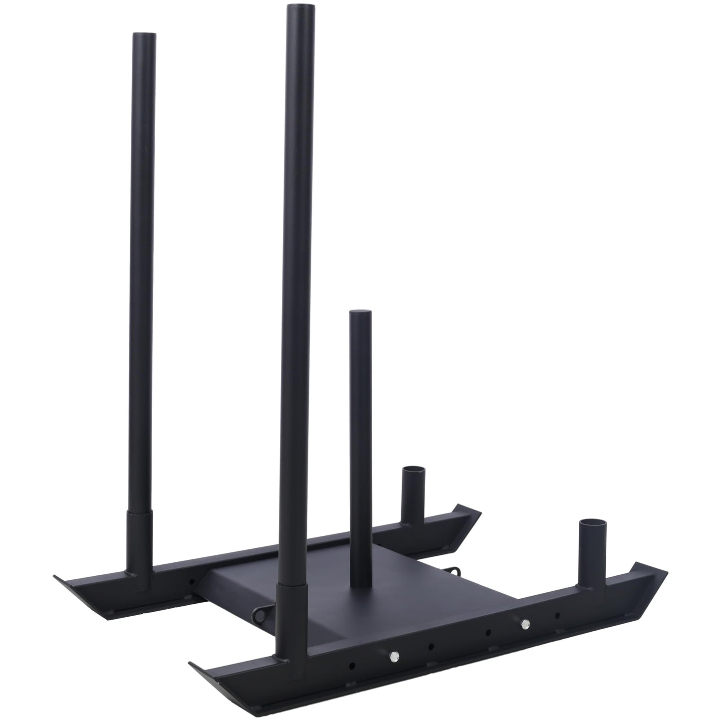 Amacv Weight Training Pull Sled, Fitness Strength Speed Training Sled, Steel Power Sled Workout Equipment for Athletic Exercise and Speed Improvement