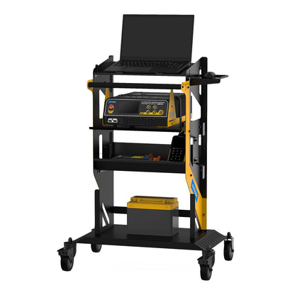 AUTOOL Heavy-Duty Modular Service Cart – 360° Swivel Casters Welding Cart Large Storage Drawer & Corrosion-Resistant Steel for Automotive Workshops T22