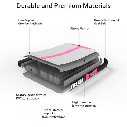 AWSUM 13ft Gymnastics Mat with Air Roller Tumbling Barrel Back Somersault Backbend Trainer for Inflatable Gymnastics Springboard Back Handspring Equipment, with Electric Pump