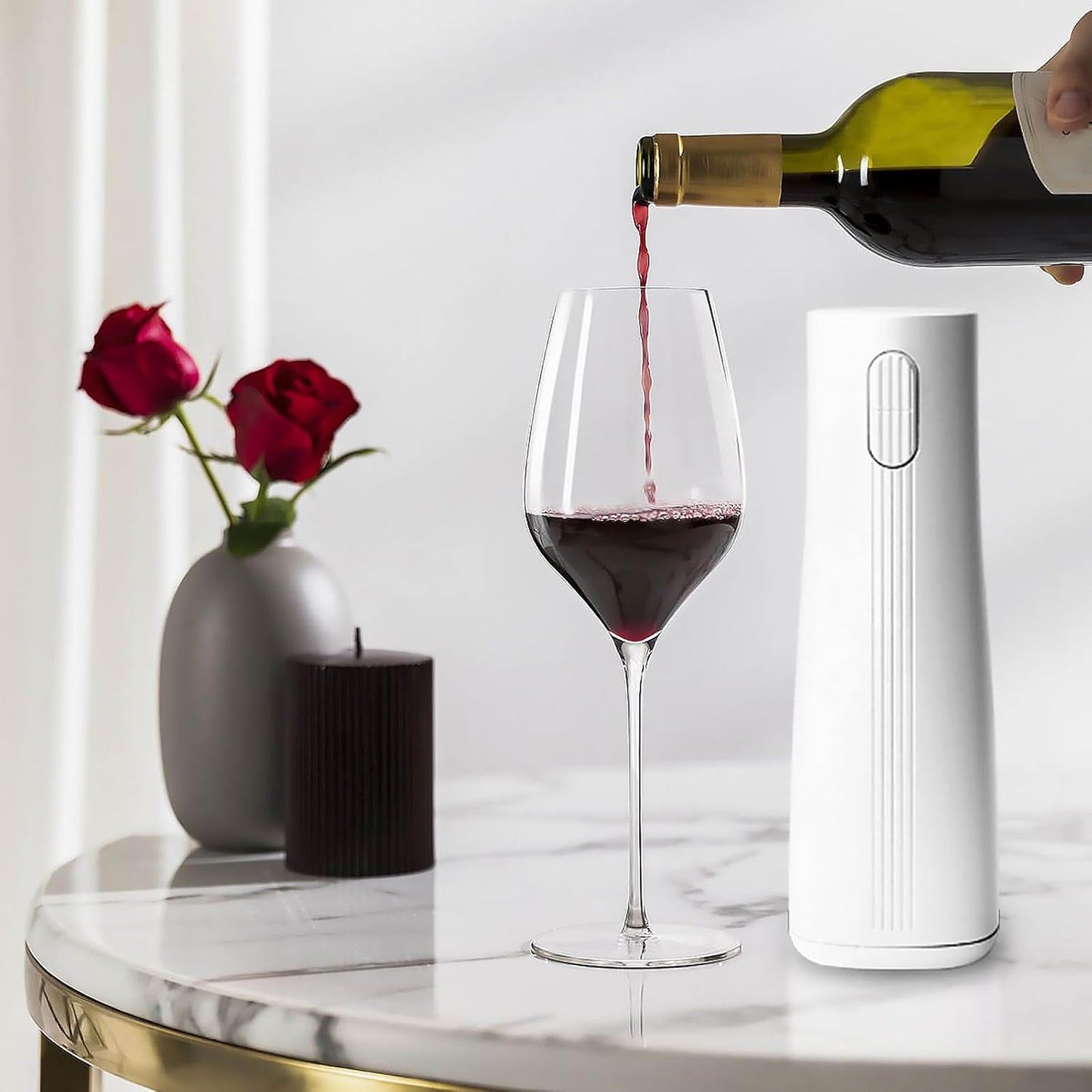 Electric Wine Opener, Battery Operated Automatic Corkscrew for Wine Lovers, Gifts for Home Kitchen Party
