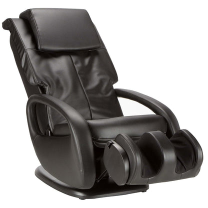 Human Touch WholeBody Swivel-Base Full Body Relax and Massage Chair - Perfect for Home Relaxation and Stress Relief | Warm Air Heating | Customizable Massage | Retractable Ottoman | Black Color, 7.1"